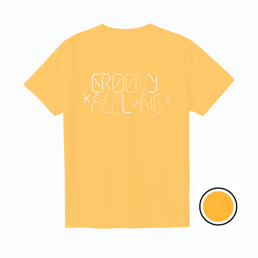 'Groovy Feeling' Tee – Yellow