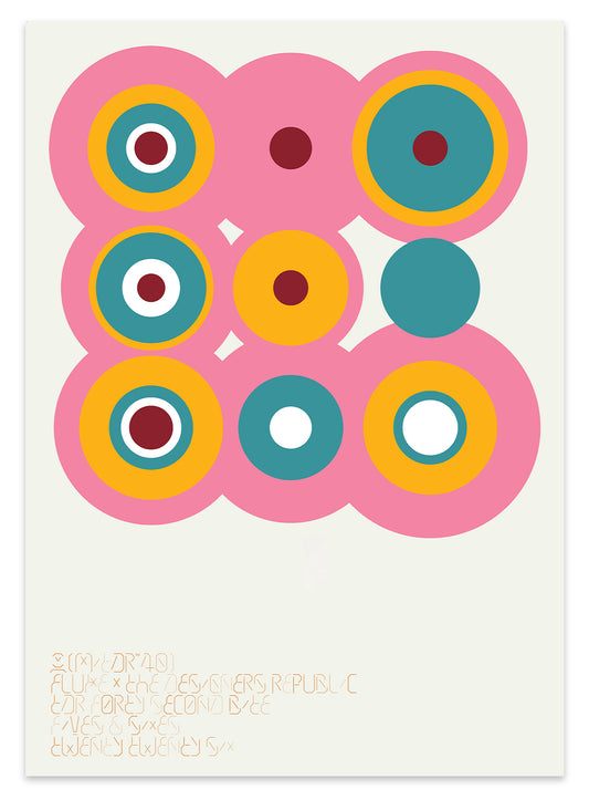 Limited Edition FLUKE × THE DESIGNERS REPUBLIC Screen Print – Hand-Numbered